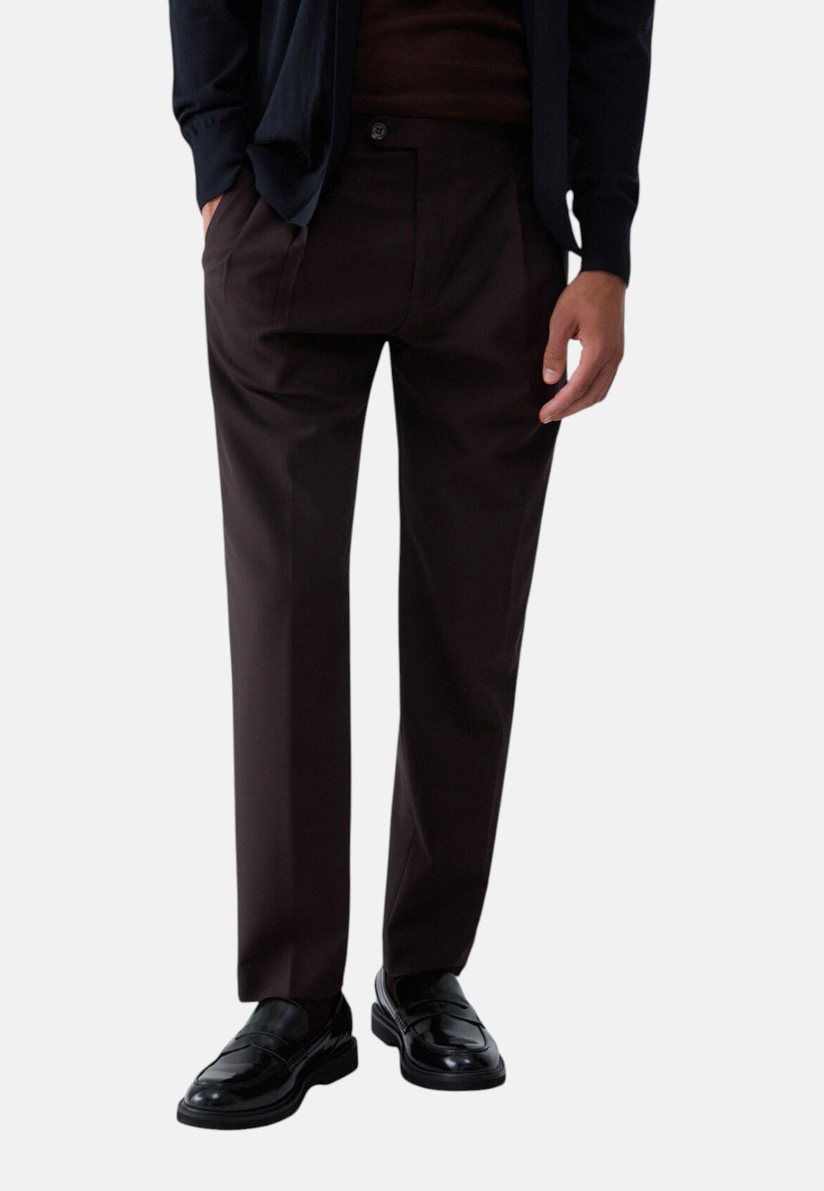 Pantaloni Tapered Fit Uomo Liu Jo Sartoriale Con Pinces Atlanta QF6003T219A