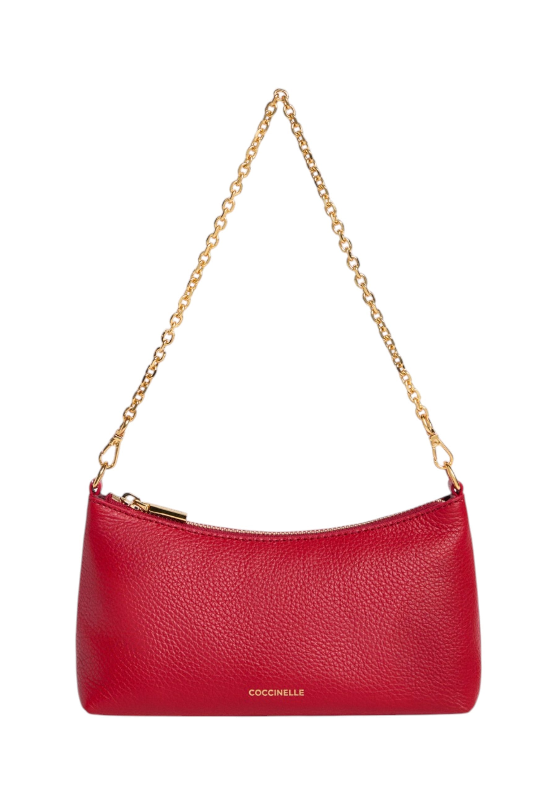 Borsa A Spalla Donna Coccinelle In Pelle Martellata Coccinelle Aura Mini E5QH0550101