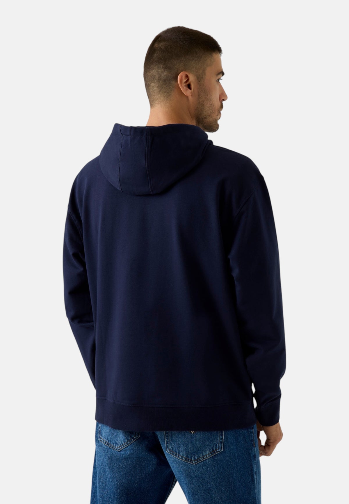 Felpa Con Cappuccio Uomo Guess Motivo orsetto, Interno garzato  M6YQ38K5436