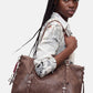 Borsa A Spalla Donna Desigual  Bag Half Logo Lanuza New Choco 26WAXPAF