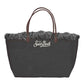 Borsa A Spalla Donna Mc2 Saint Barth Canvas City Bag Fringe CBF0001