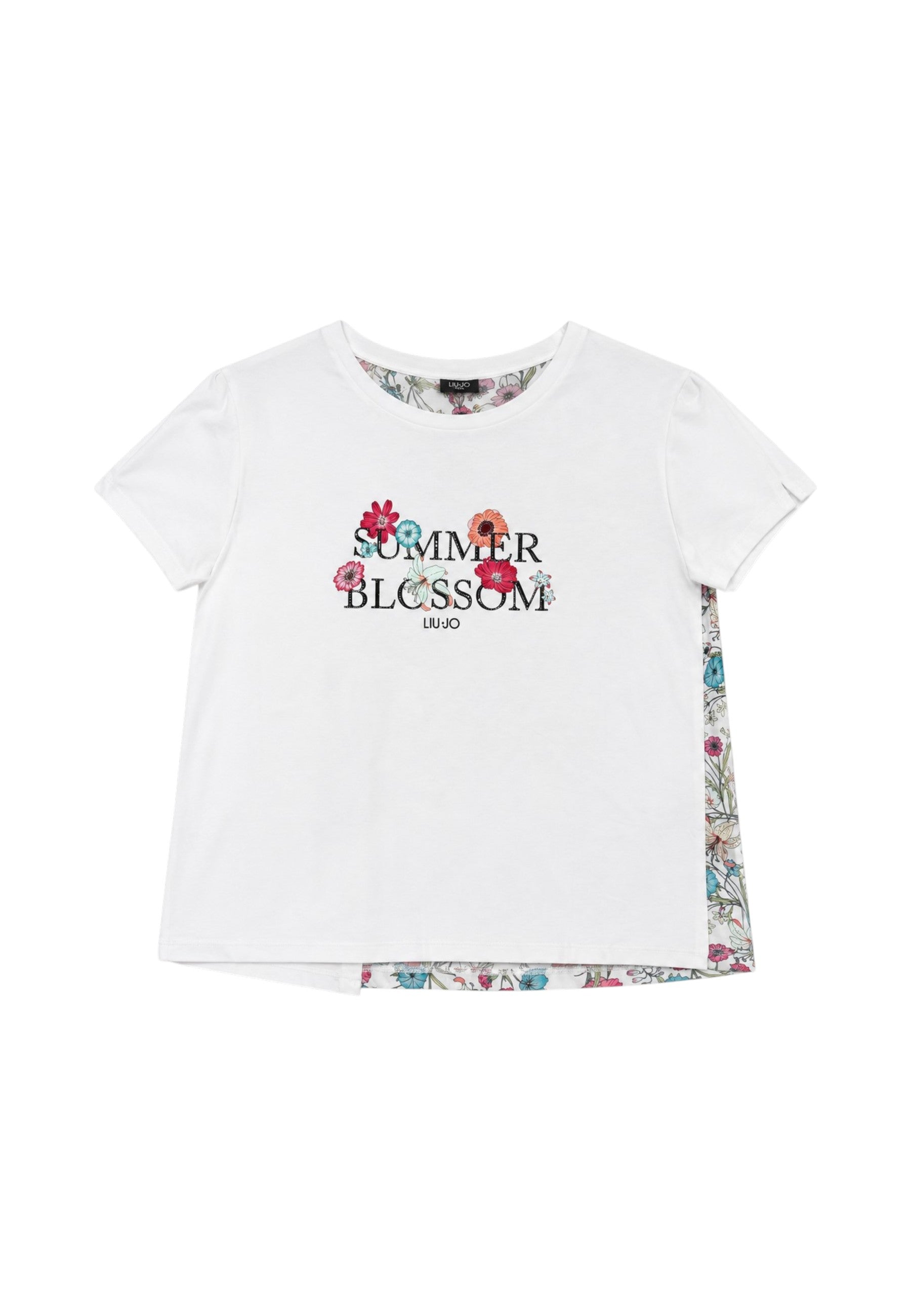 T-Shirt Manica Corta Donna Liu Jo Summer Blossom Eco Line VA6164JS360