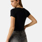 Polo Manica Corta Donna Guess  Gj Pointelle Henley W6GPB6KG372