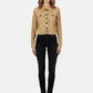 Giacca Leggera Donna Liu Jo Safari Cropped Con Cintura  WA6388T398A