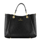 Borsa A Mano Donna Braccialini A Bauletto, Doppio con tracolla removibile e regolabile, Chiusura con clip, Con pochette interna removibile, Finitura lucida effetto spiegazzato, Dimensioni: 36 x 17 x 29 Cm Amy B19192YY