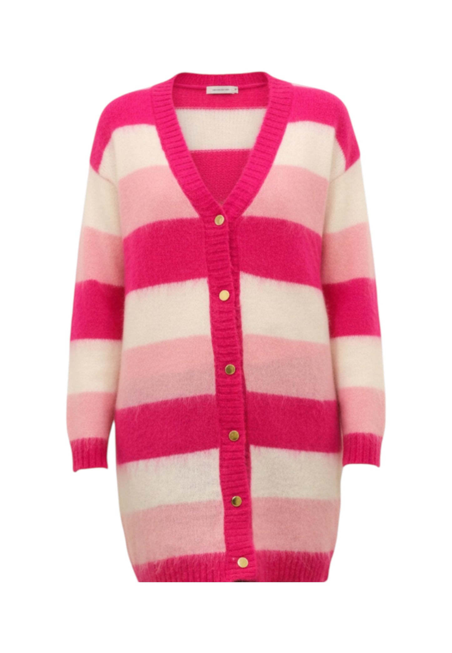 Cardigan  Donna Gaudi Lungo Scollo A V  321BD53044