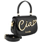 Borsa A Mano Donna Braccialini A Bauletto, Singolo con tracolla removibile e regolabile, Chiusura con clip, Due tasche interne, una con zip e una aperta, Accessorio Ciao in metallo, Dimensioni: 20 x 7.5 x 14 Cm Ciao B19340PP