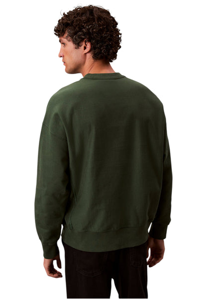 Felpa A Girocollo Uomo Calvin klein Jeans  Premium Terry Monogram LV04RC277G