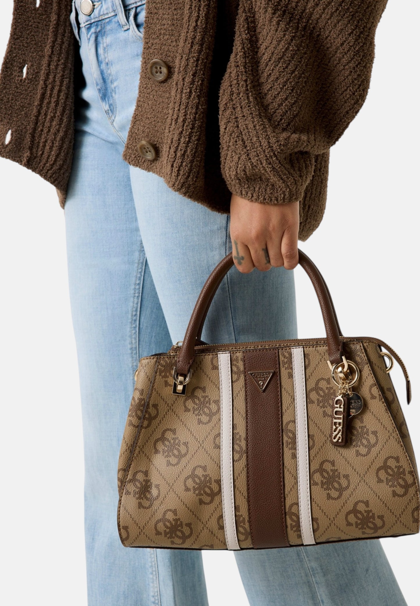 Borsa A Mano Donna Guess Luxury Satchel Noelle Ii HWSS9672070