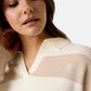 Polo Manica lunga Donna Guess In Maglia Gj Polo Striped W6RR16Z3FC2