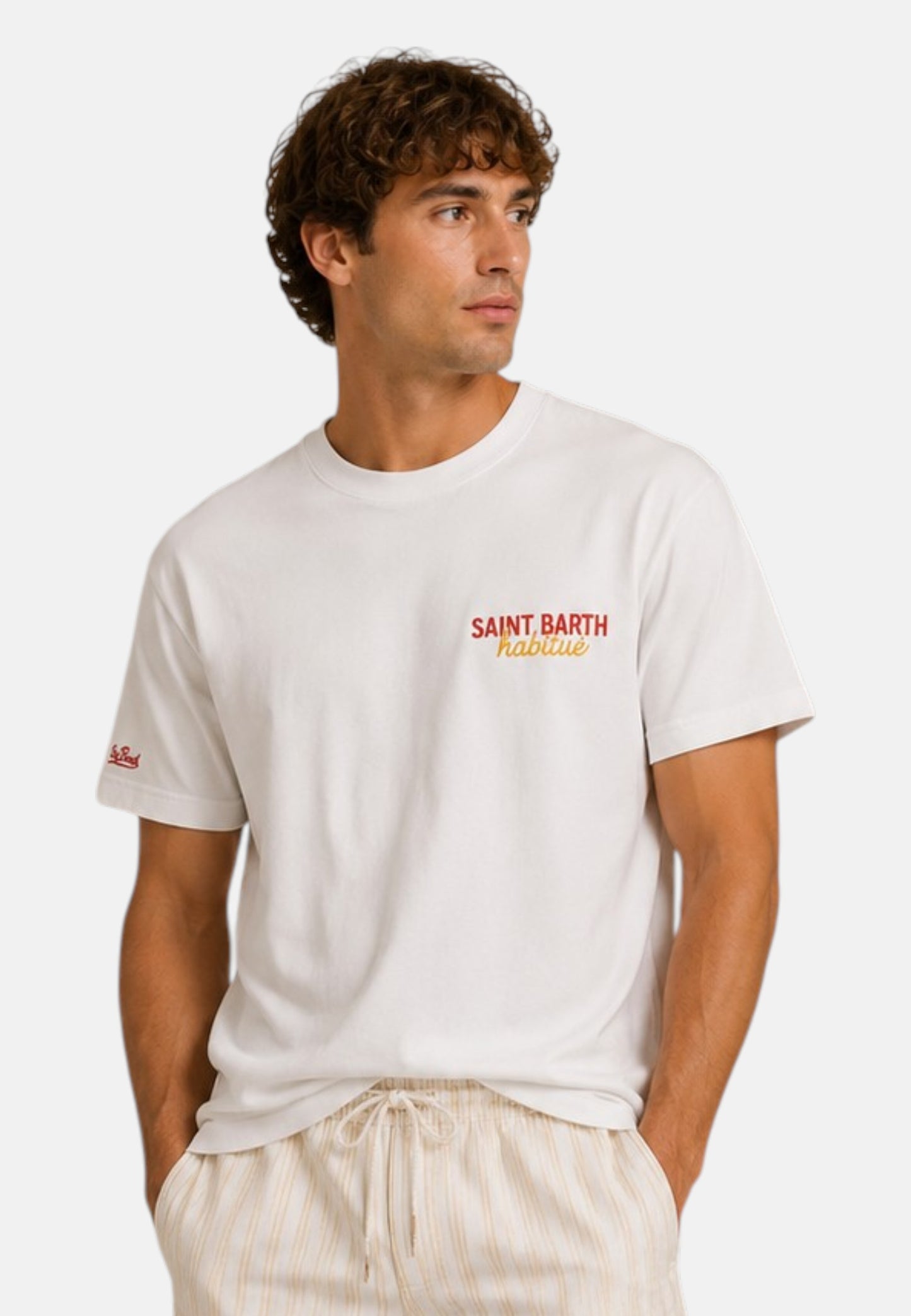 T-Shirt Manica Corta Uomo Mc2 Saint Barth Oversize Sb Shop Delmar DLR0001