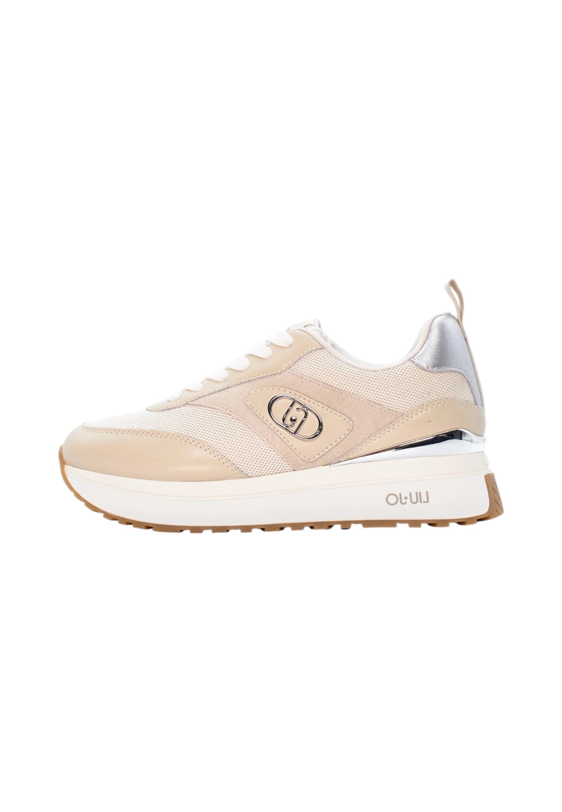 Sneakers Basse Donna Liu Jo In Pelle Di Vitello/Canvas Liu Jo Maxi Wonder 97 Bis BA6005PX806