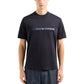 T-Shirt Manica Corta Uomo Emporio Armani Con Logo Ricamato Drawing 3D1TG31JPZZ