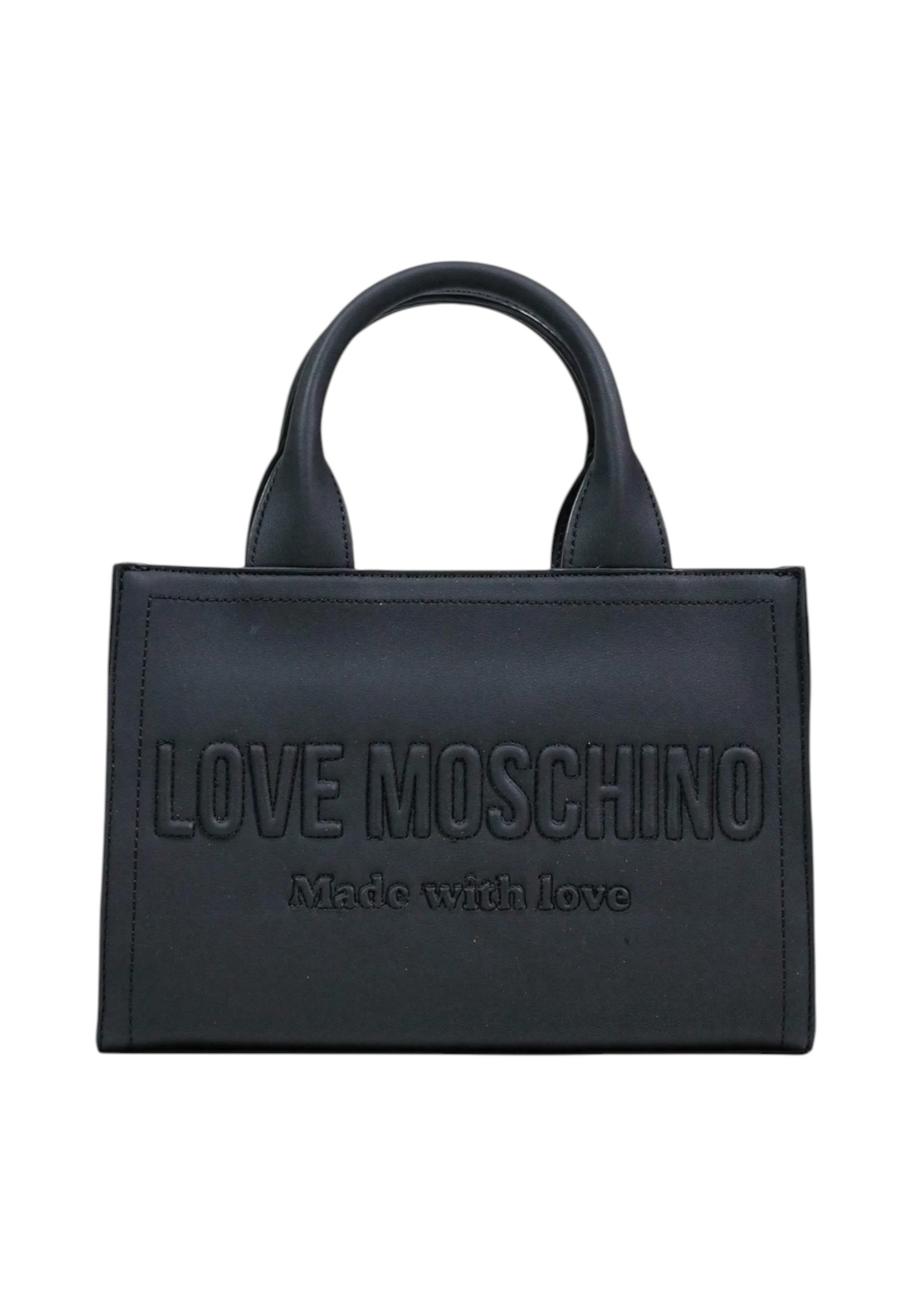 Borsa A Mano Donna Love Moschino Mini Con Logo In Rilievo E Tracolla Removibile  JC4044PP1PLE0