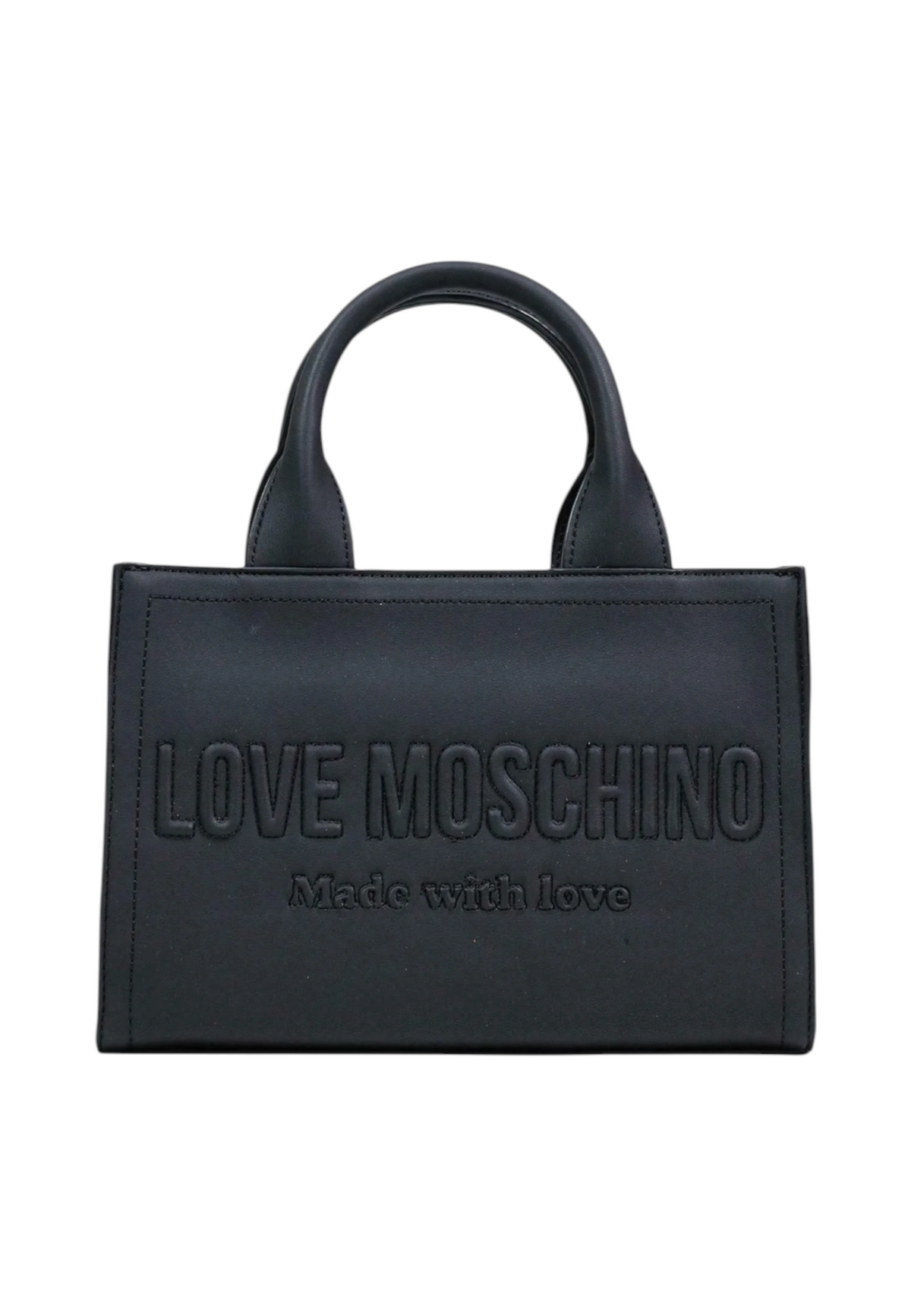 Borsa A Mano Donna Love Moschino Mini Con Logo In Rilievo E Tracolla Removibile  JC4044PP1PLE0