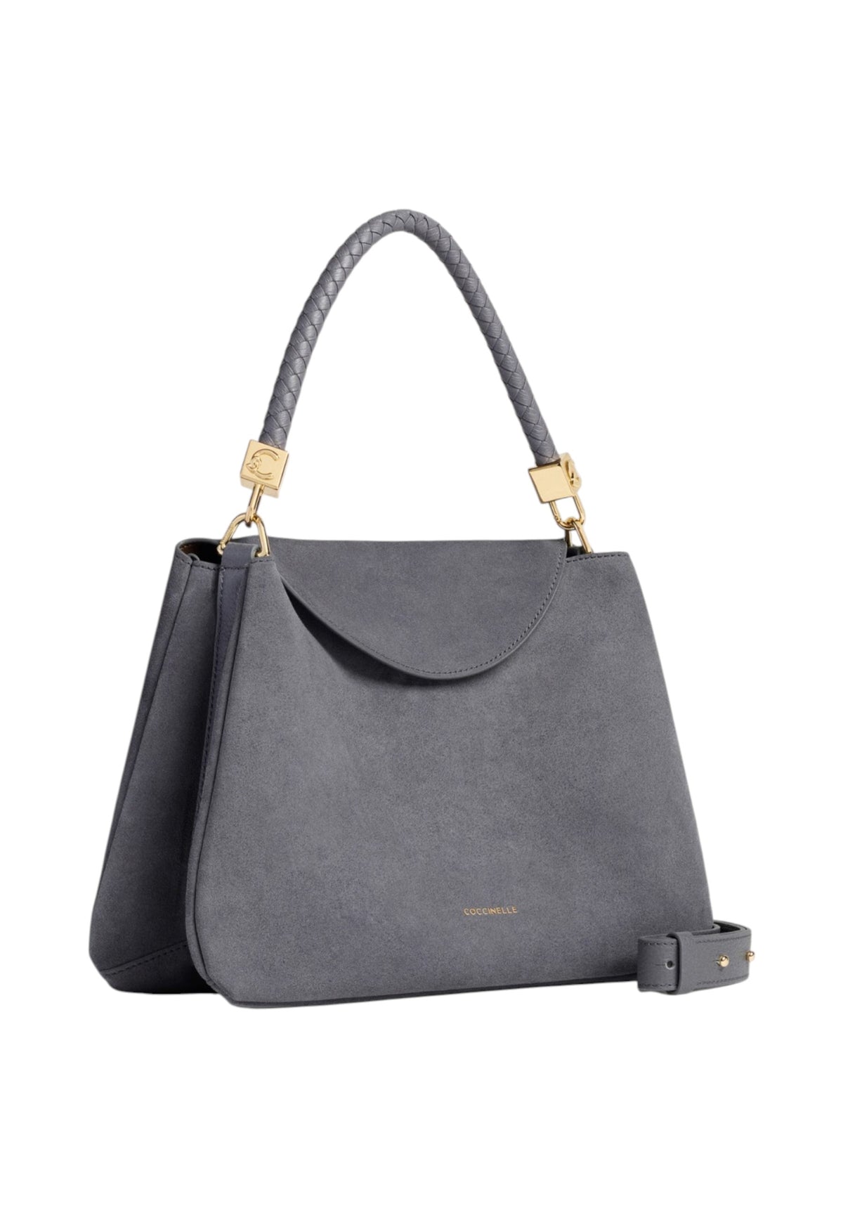 Borsa A Spalla Donna Coccinelle In camoscio, Pelle con grana, Bimateriale Tiggy Suede Bimaterial E1VCL180101