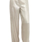 Pantaloni  Donna Liu Jo in Crepe Laminato  CF5280T002A