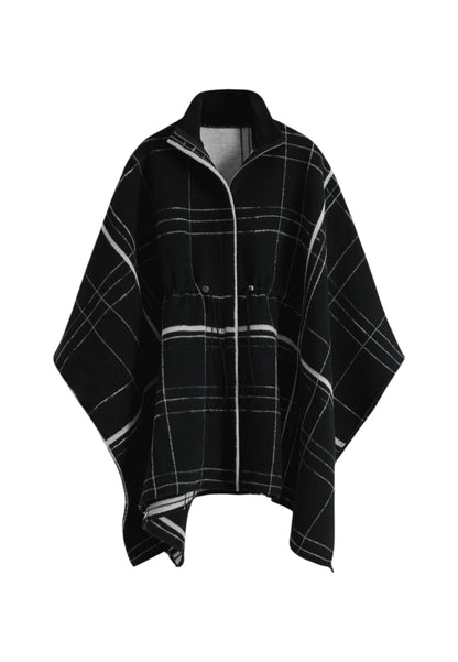 Poncho  Donna Desigual Stampa A Quadri Poncho Cuadros Aldama 25WAIA07