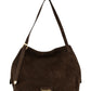 Borsa A Spalla Donna Braccialini Shopper, Manico doppio, Chiusura con zip, Due tasche interne, una con zip e una aperta, Finitura effetto camoscio, Dimensioni: 35 x 15.5 x 30 Cm Sara B19373PP
