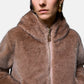 Pelliccia Sintetica Donna Liu Jo Reversibile, Con Cappuccio  TF6005E1135