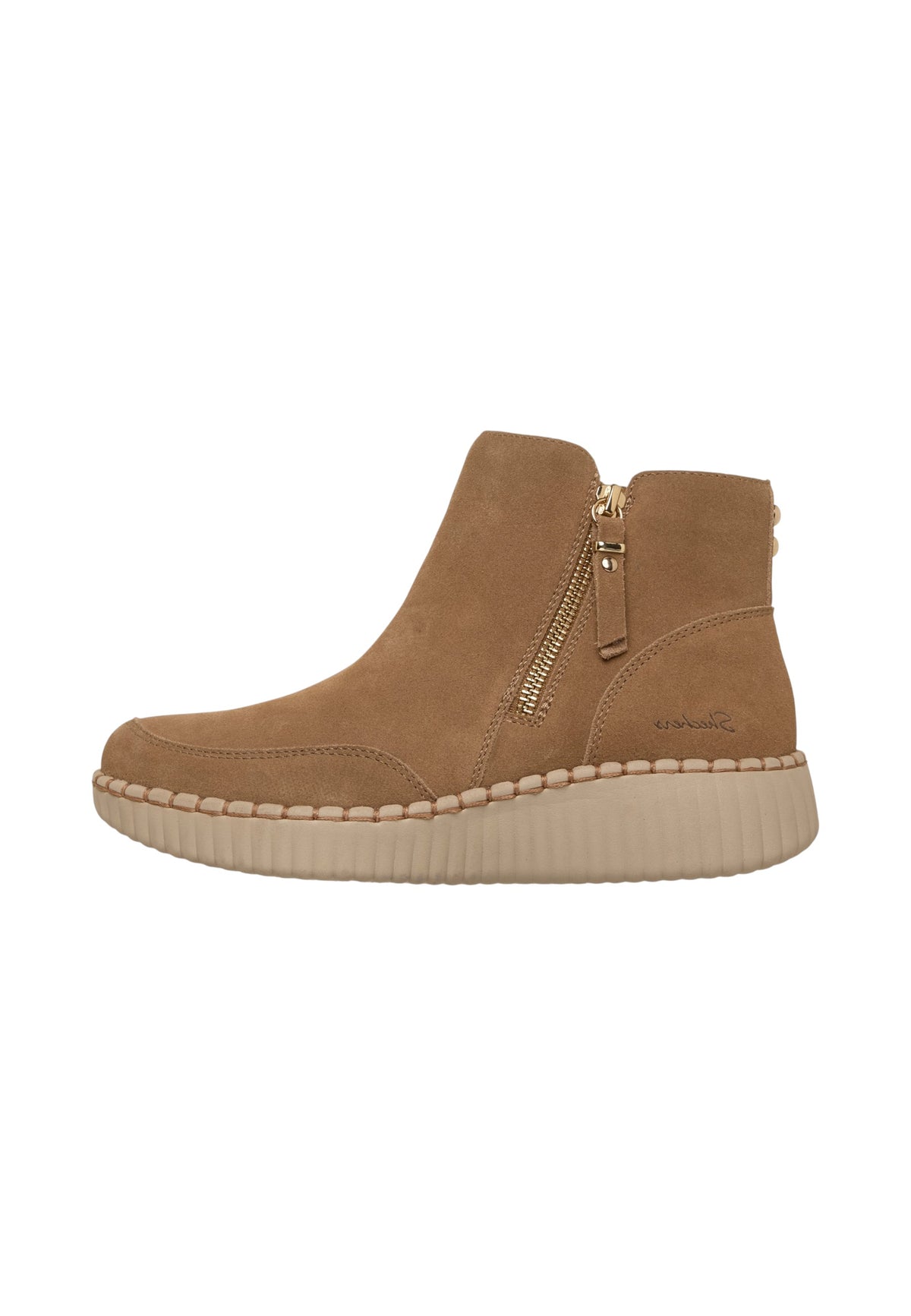Stivaletti  Donna Skechers Relaxed Fit, Air-Cooled Memory Foam, Scotchgard, Zip laterale Wilshire Blvd - Weekend Crush 169086