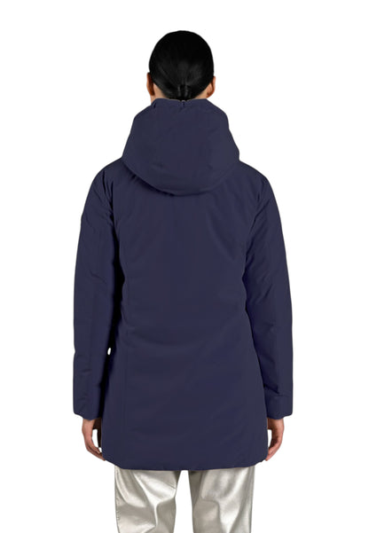 Piumino Lungo Donna Canadian Con Cappuccio Reversibile Moosonee Long Double Face CN.G224304W