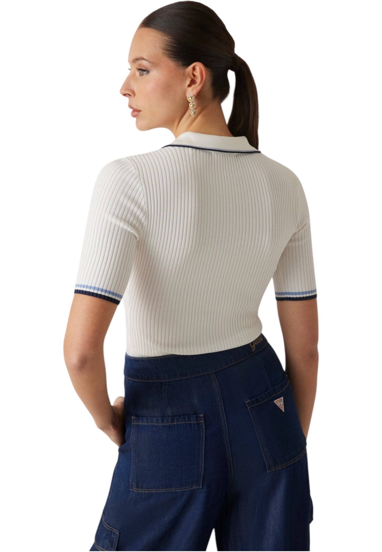 Polo Manica Corta Donna Guess