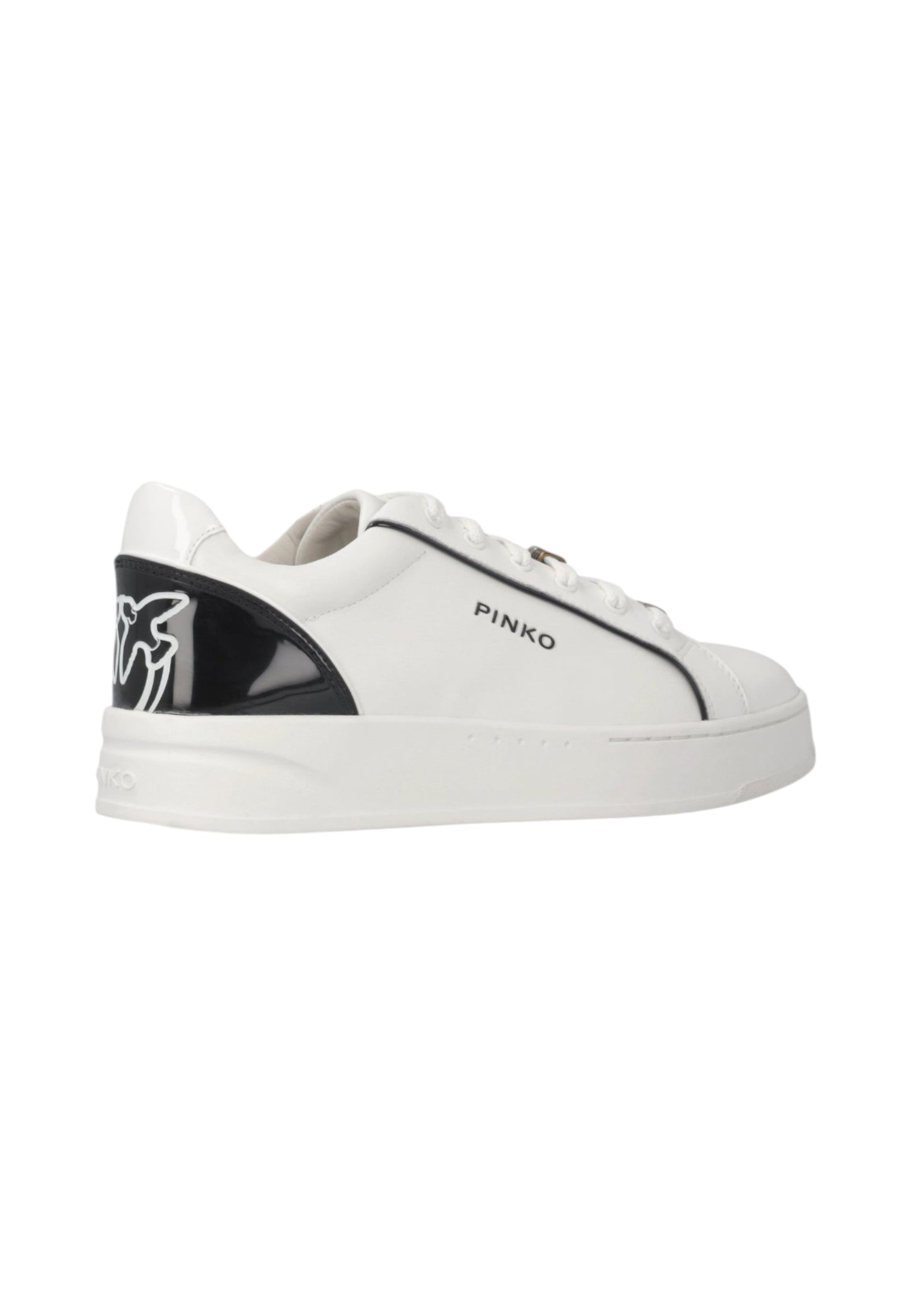 Sneakers Basse Donna Pinko In Pelle Di Vitello Con Logo Iris 01 SS0131P001