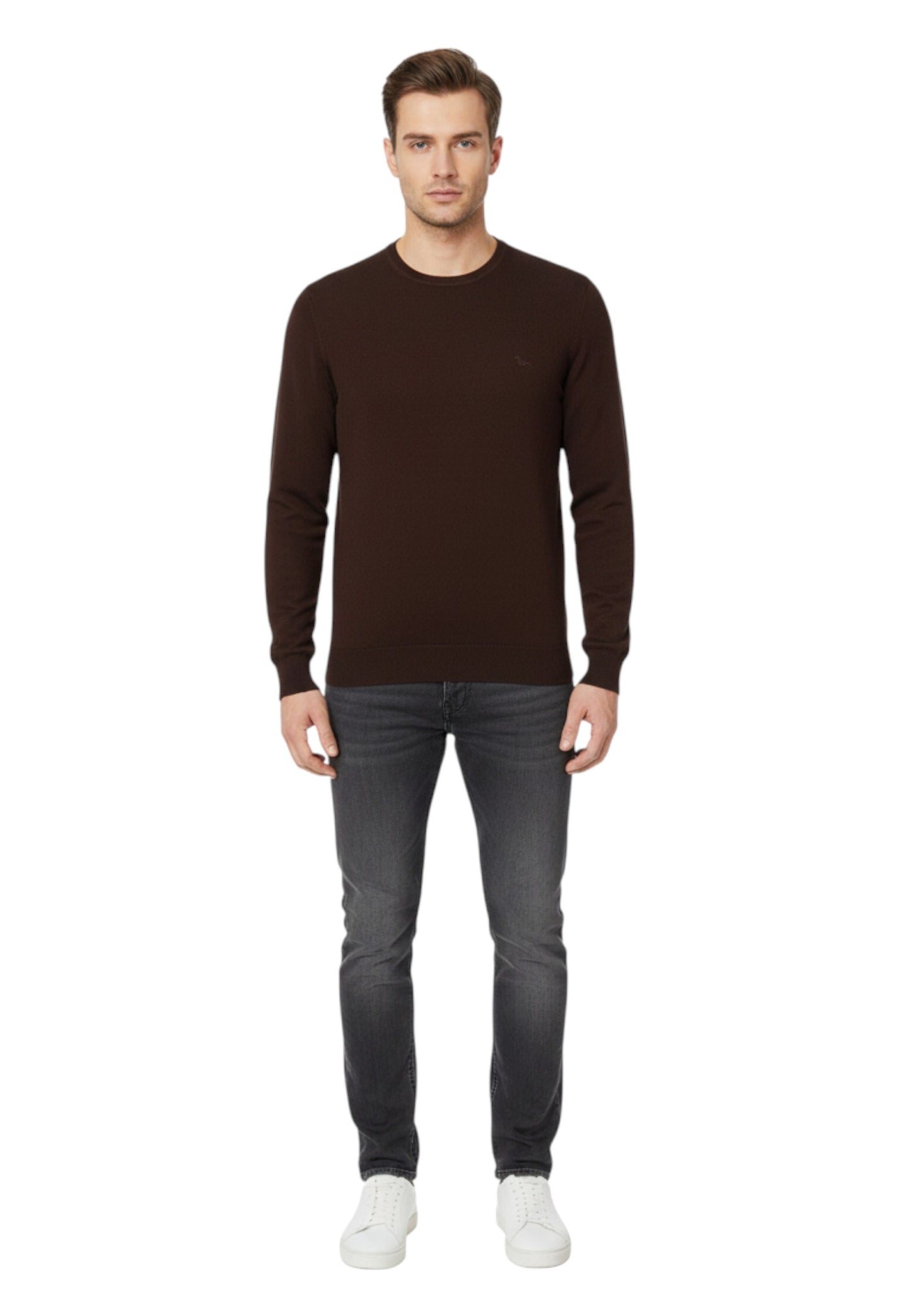 Maglione A Girocollo Uomo Harmont & Blaine Basic In Merino  HRP001030478