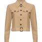 Giacca Leggera Donna Liu Jo Safari Cropped Con Cintura  WA6388T398A