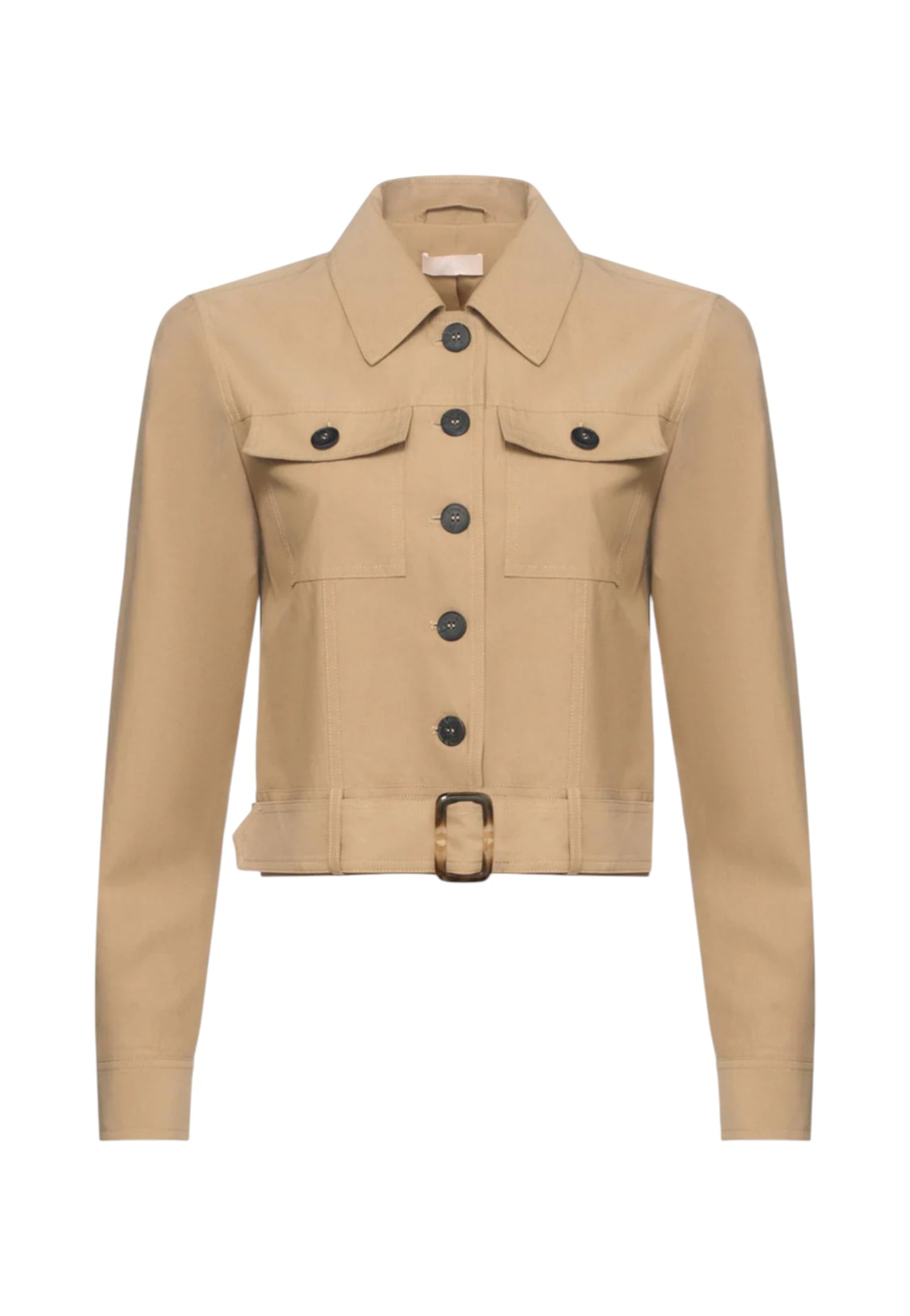 Giacca Leggera Donna Liu Jo Safari Cropped Con Cintura  WA6388T398A