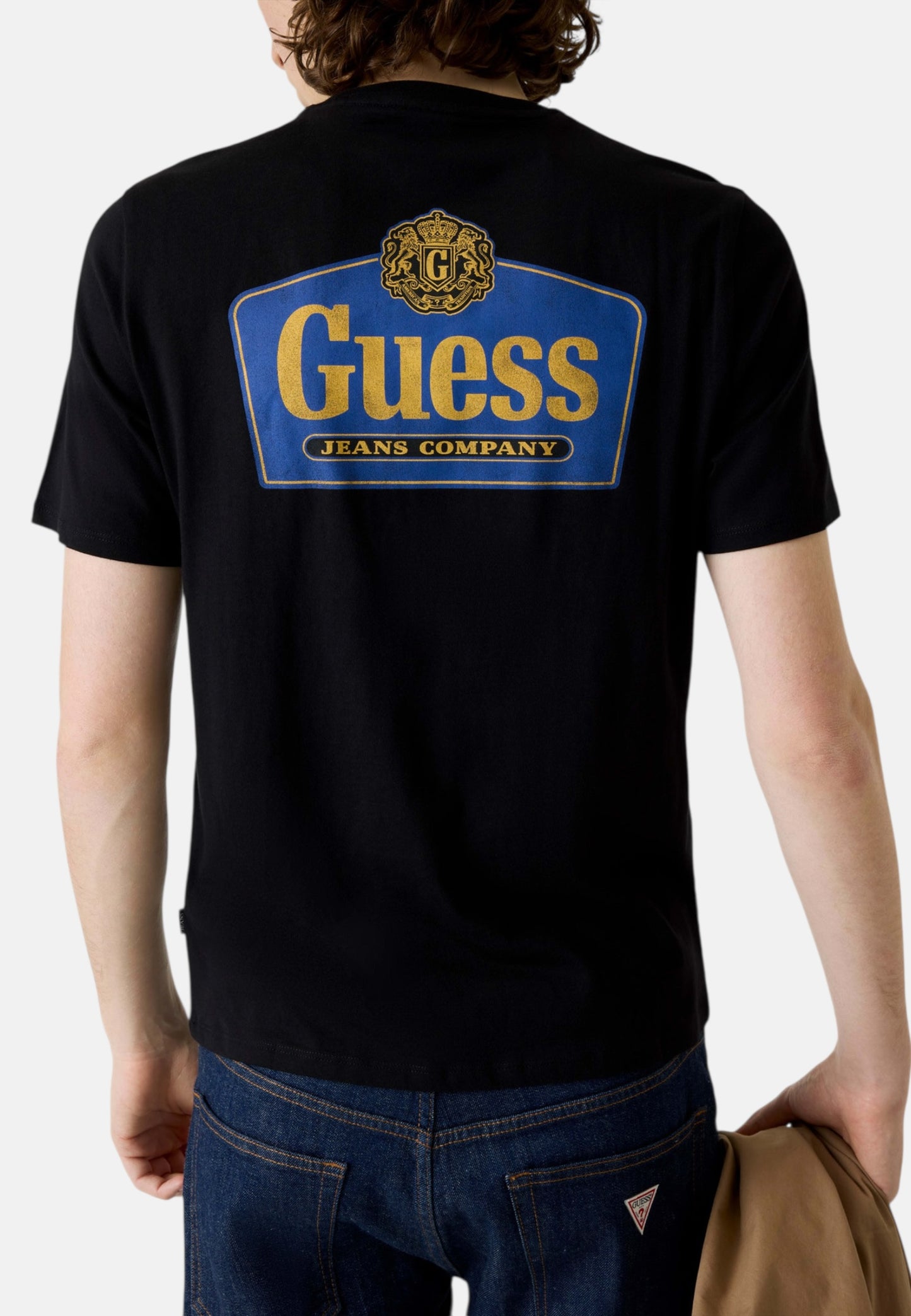 T-Shirt Manica Corta Uomo Guess  Gj Slim Fit Royal M6RI38K8HM0