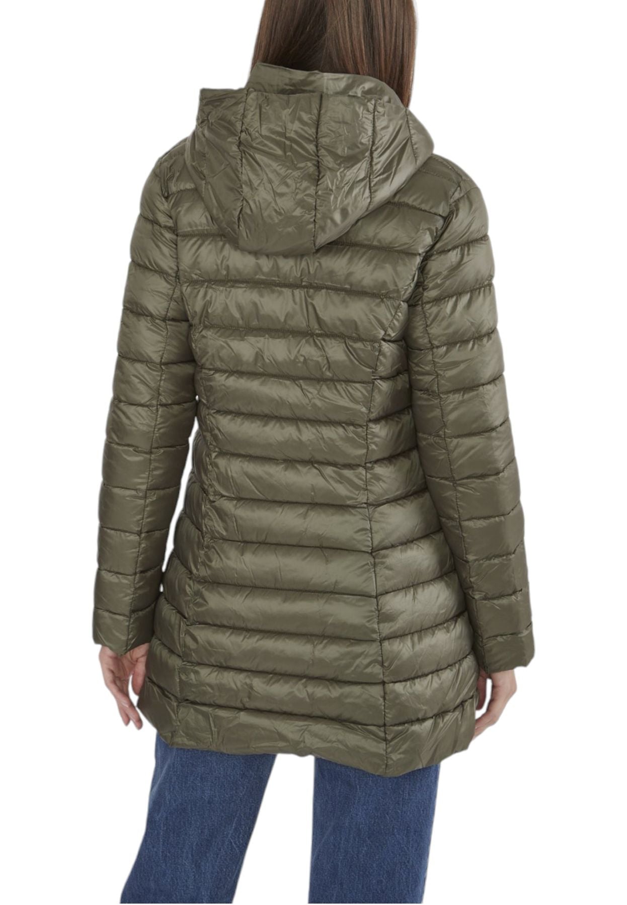 Piumino Lungo Donna Canadian Con Cappuccio Teslin Recycled CN.G220204WRE