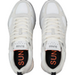 Sneakers Basse Uomo Sun68 Stile Running, Nubuck E Mesh, Maxi Logo Jaki 2.0 Nubuck Z46127