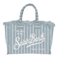 Borsa A Mano Donna Mc2 Saint Barth Terry Embossed Stripes Tiny V Vanity Sponge VANI007