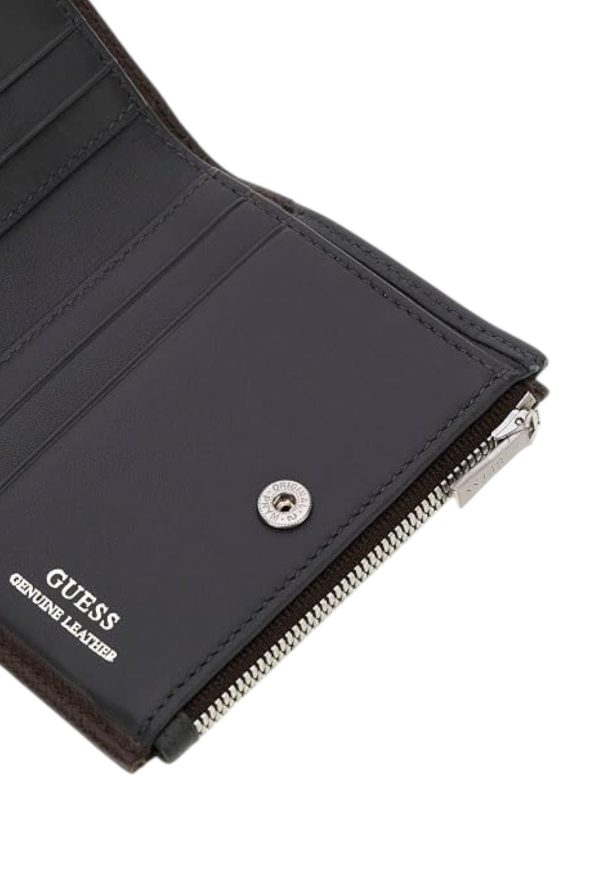 Portafoglio Con Portamonete Uomo Guess Bifold Top Zip Milano SMMISBLEA03