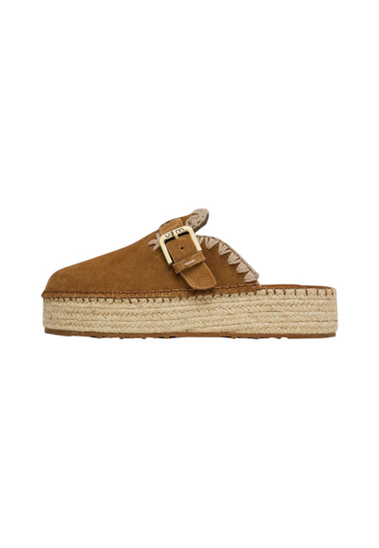 Sandali  Donna Mou  Jute clog plain suede