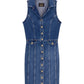 Vestito Corto Donna Guess In Denim Destiny W6YK24D1763