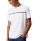 T-Shirt Manica Corta Uomo Calvin klein  Split Line Logo T-Sh