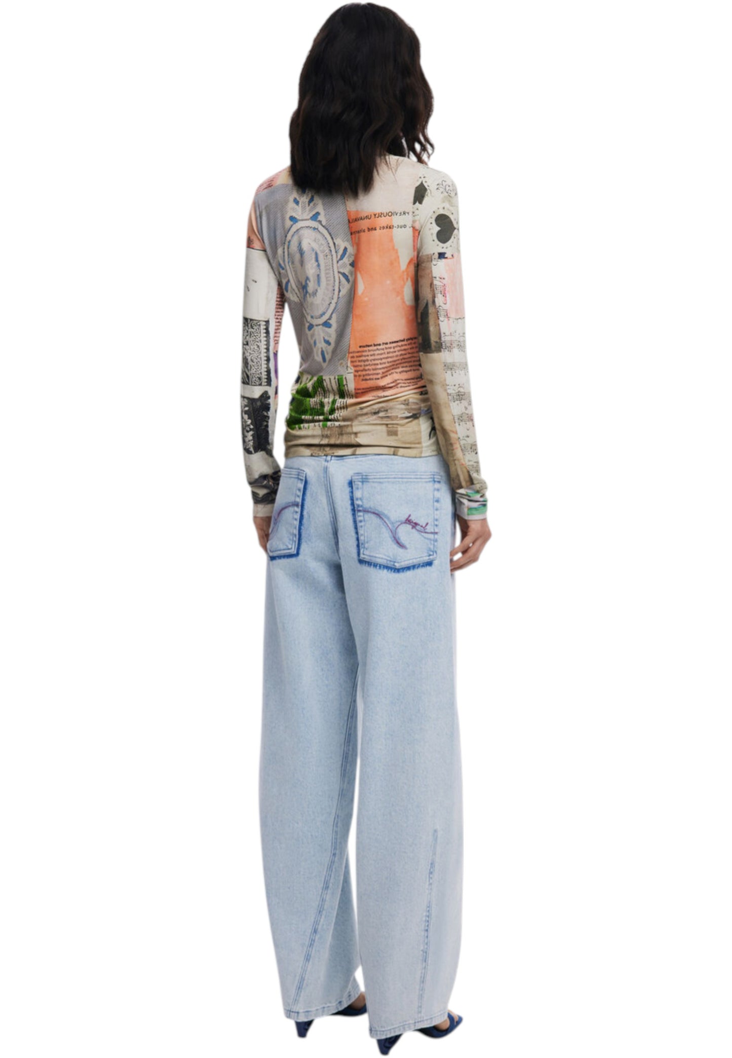T-Shirt  Donna Desigual  Ts Limbani 25WWTK33