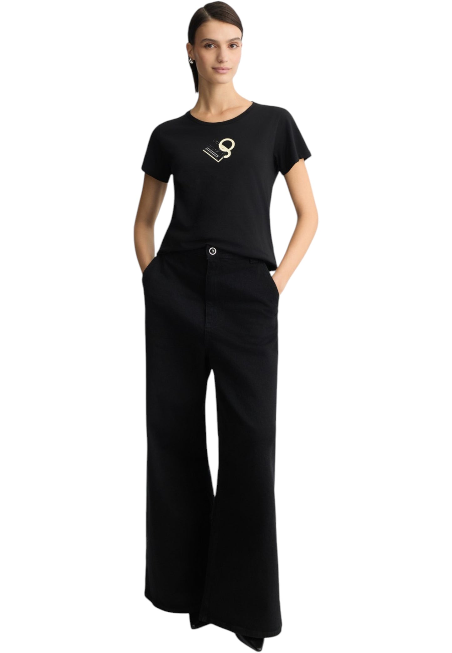T-Shirt Manica Corta Donna Liu Jo  LiuJo Foiled
