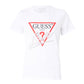 T-Shirt Manica Corta Donna Guess  Pearls Love Triangle W5YI40I3Z14