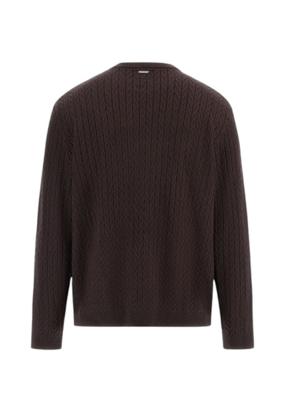 Maglione A Girocollo Uomo Guess  Ivan Chevron M5BR41Z2ZK2