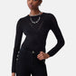 Maglia A Girocollo Donna Liu Jo Traforata Con Motivo Geometrico  WF6239MS99E