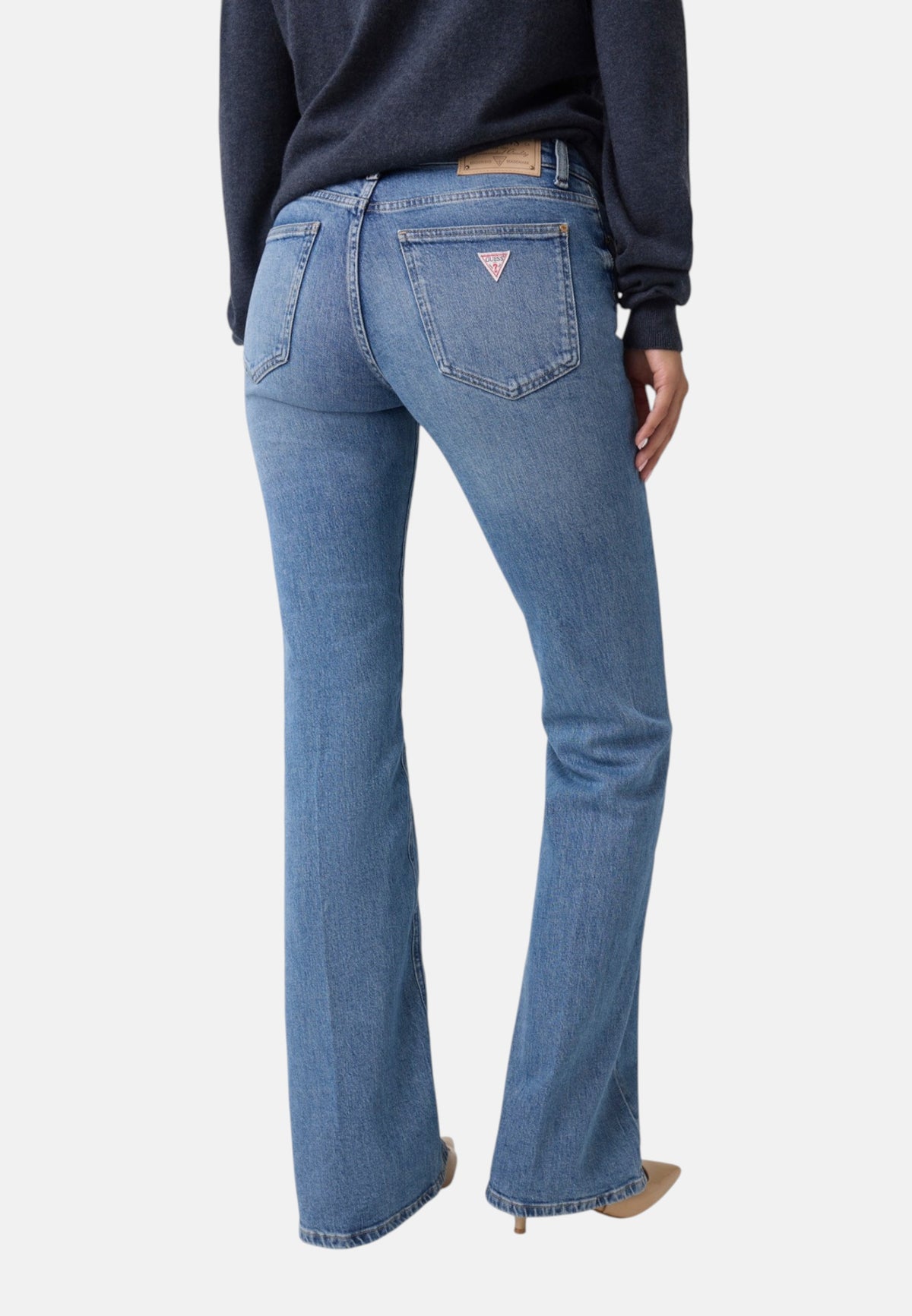 Jeans Bootcut Donna Guess Vita Bassa Beverly W6BAJ7D2094