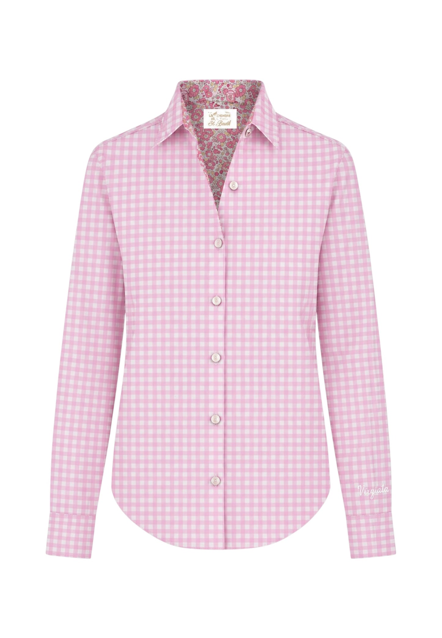 Camicia Manica lunga Donna Mc2 Saint Barth Vichy Viziata Meredith MDH001