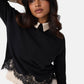 Maglione Collo Alto Donna Guess  Hayden Lace W6BR38Z1433