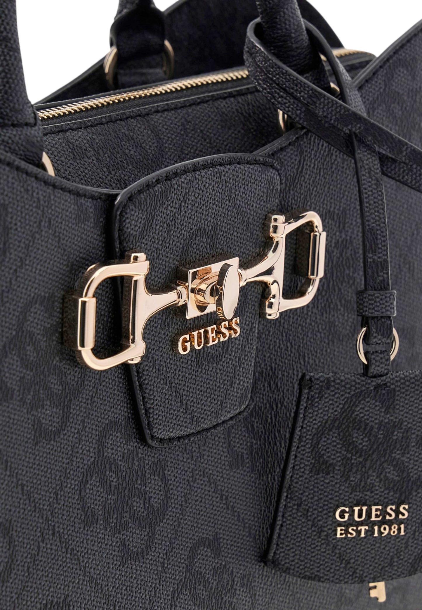 Borsa A Mano Donna Guess Girlfriend Satchel Janie Logo HWOS9924060