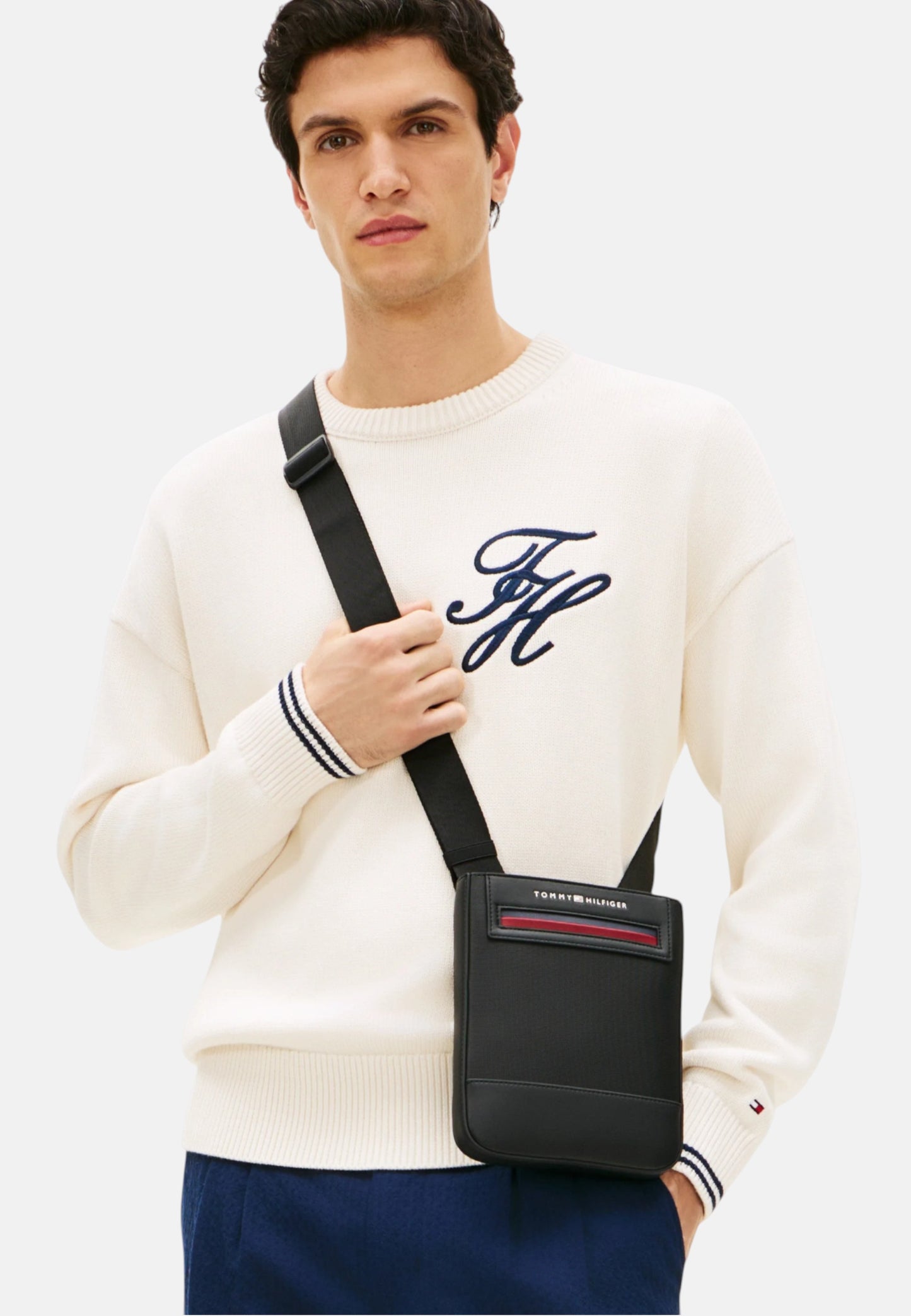 Borsa A Spalla Uomo Tommy Hilfiger  Th Foundation AM0AM14157