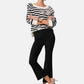 Pantaloni Flare Fit Donna Liu Jo Cropped Vita Alta Princess WA6256T367A